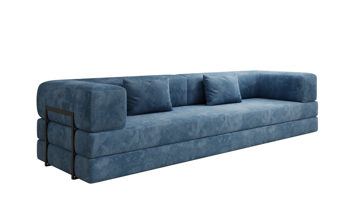 Designer Sofa Lazy 3-zits XXL in Corduroy
