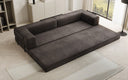 Designer Sofa Lazy 3 Sitzer XXL in Samt