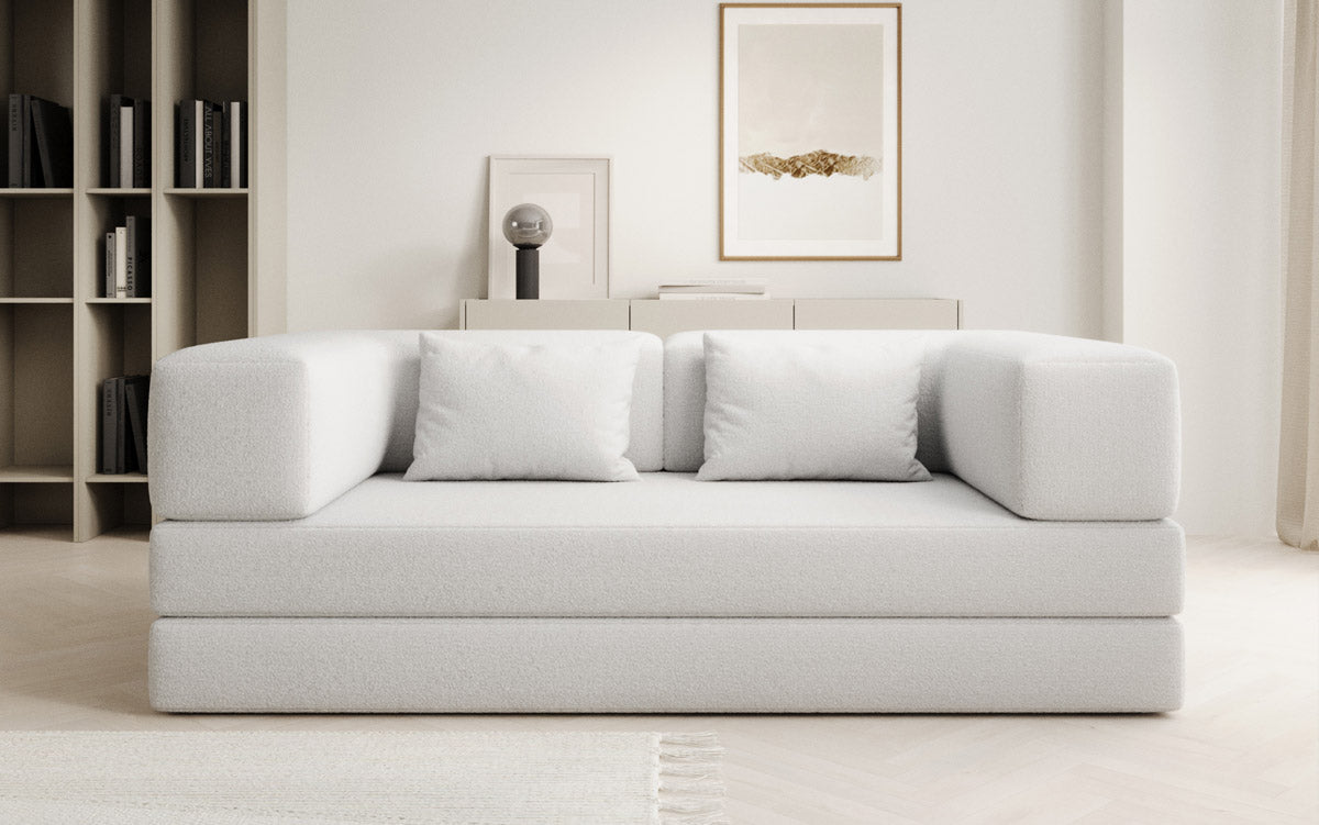 Canapé design Lazy 3 places en Bouclé