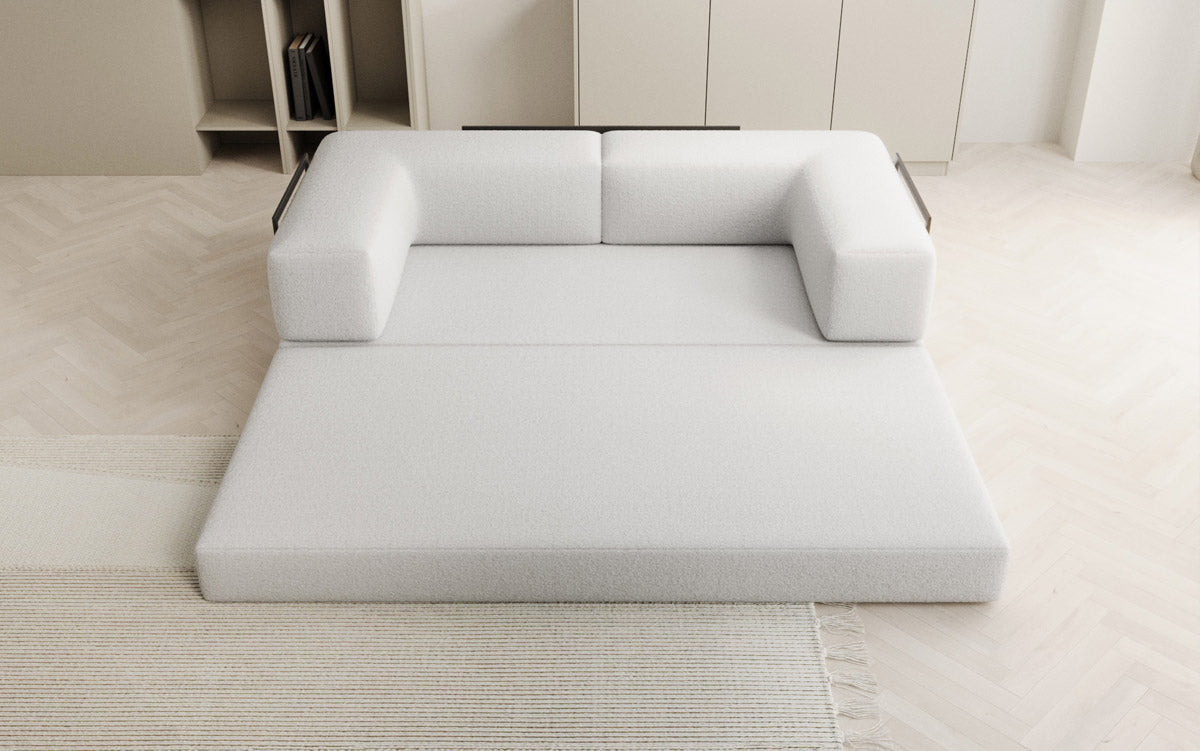 Canapé design Lazy 3 places en Bouclé