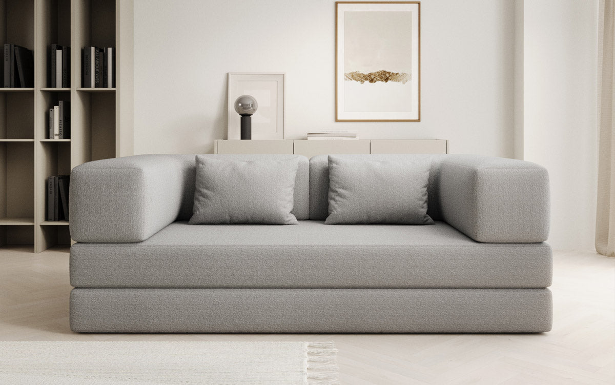 Canapé design Lazy 3 places en Bouclé