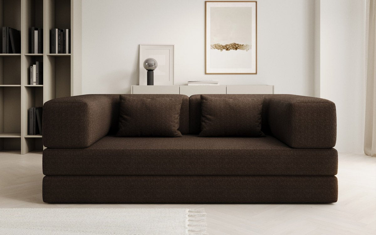 Canapé design Lazy 3 places en Bouclé