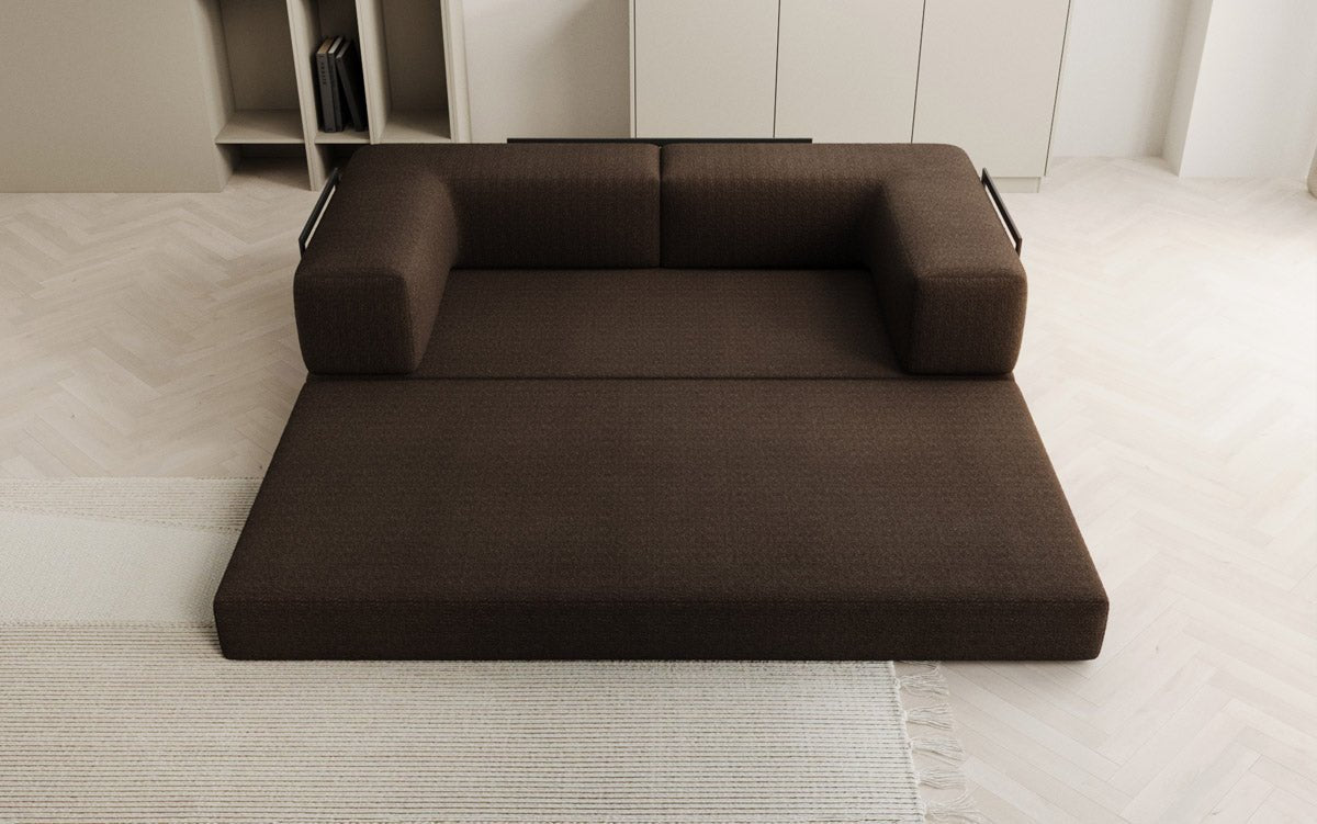 Canapé design Lazy 3 places en Bouclé