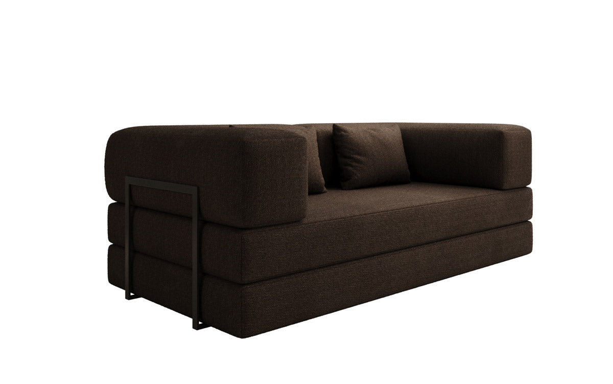 Canapé design Lazy 3 places en Bouclé