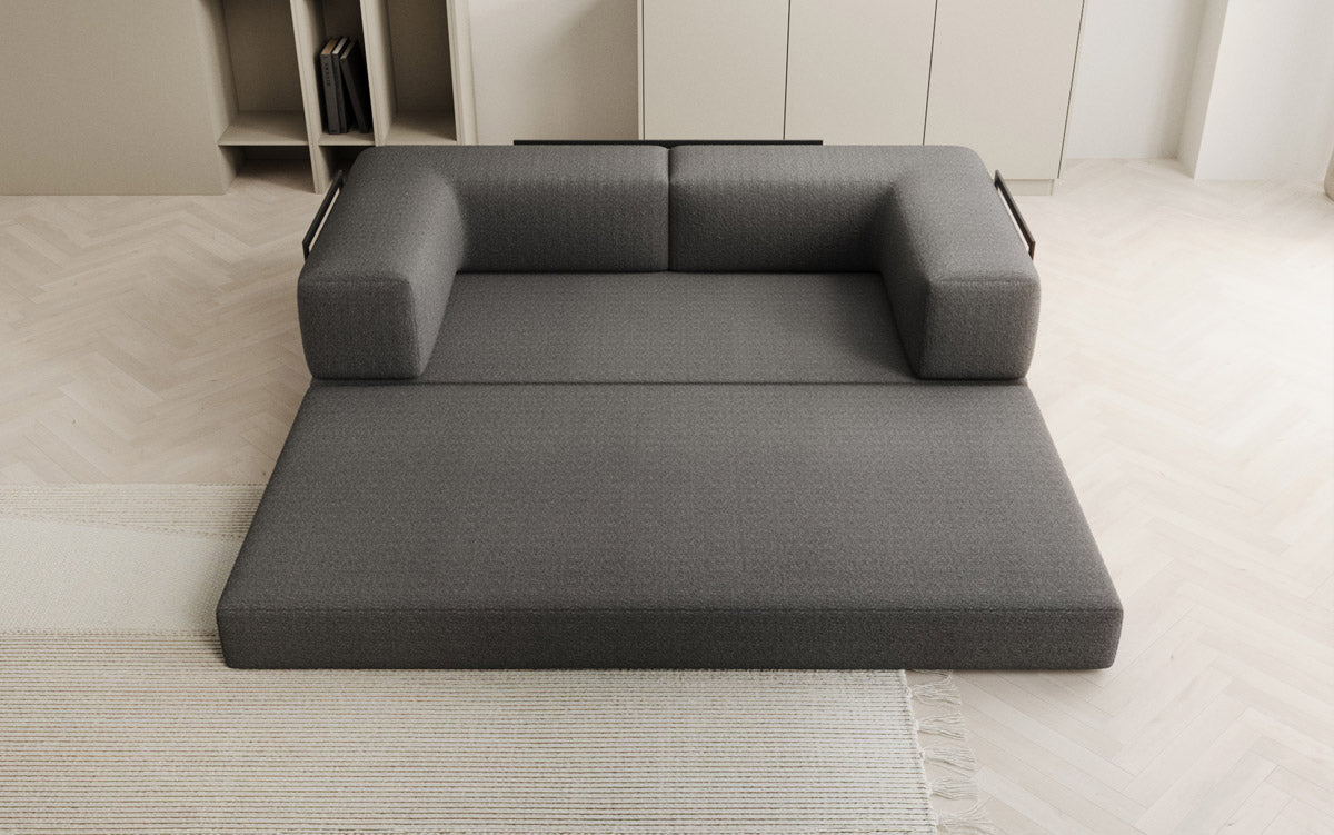 Canapé design Lazy 3 places en Bouclé