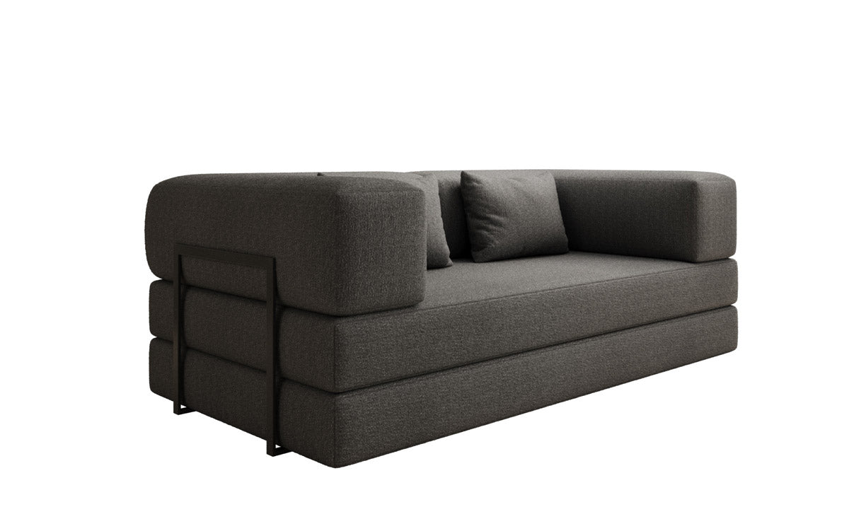 Canapé design Lazy 3 places en Bouclé