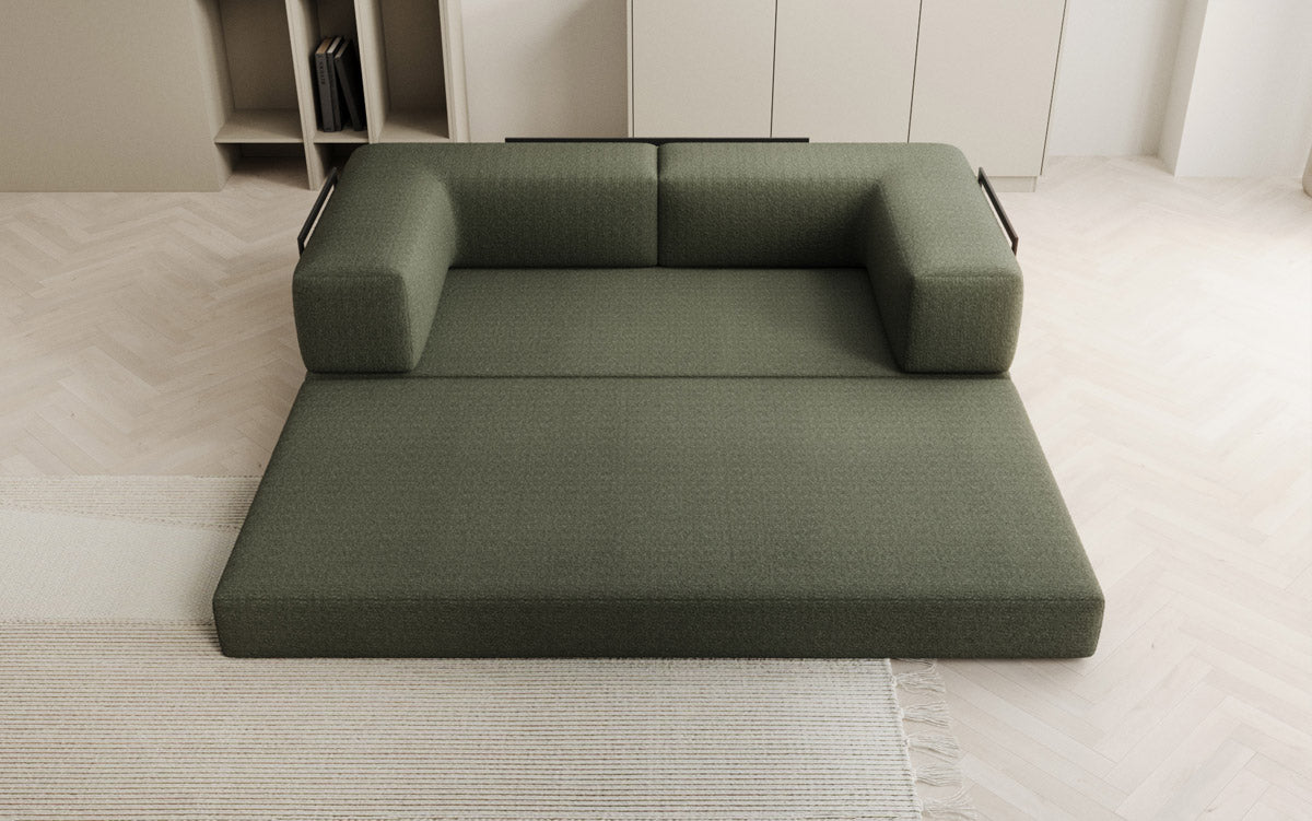 Canapé design Lazy 3 places en Bouclé