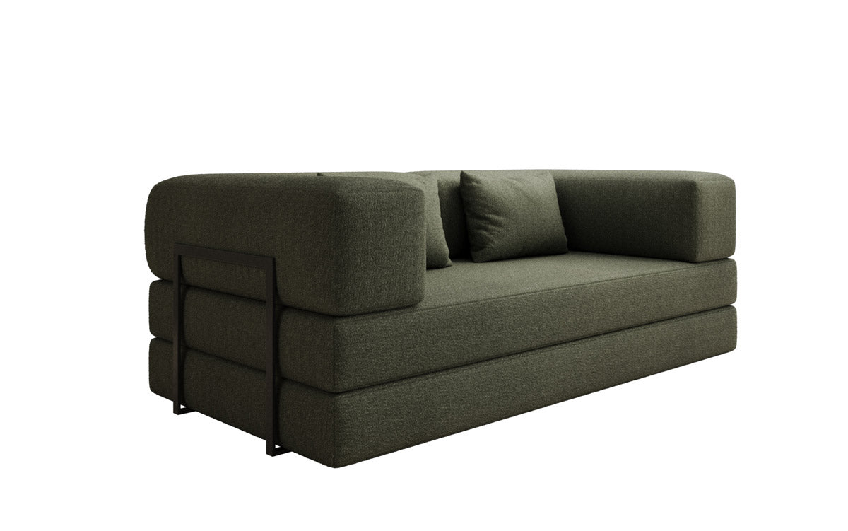 Canapé design Lazy 3 places en Bouclé