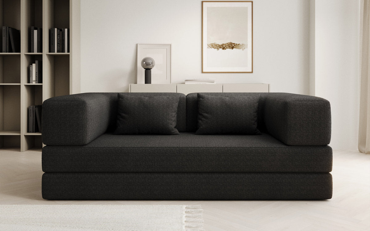 Canapé design Lazy 3 places en Bouclé