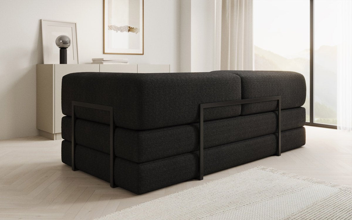 Canapé design Lazy 3 places en Bouclé