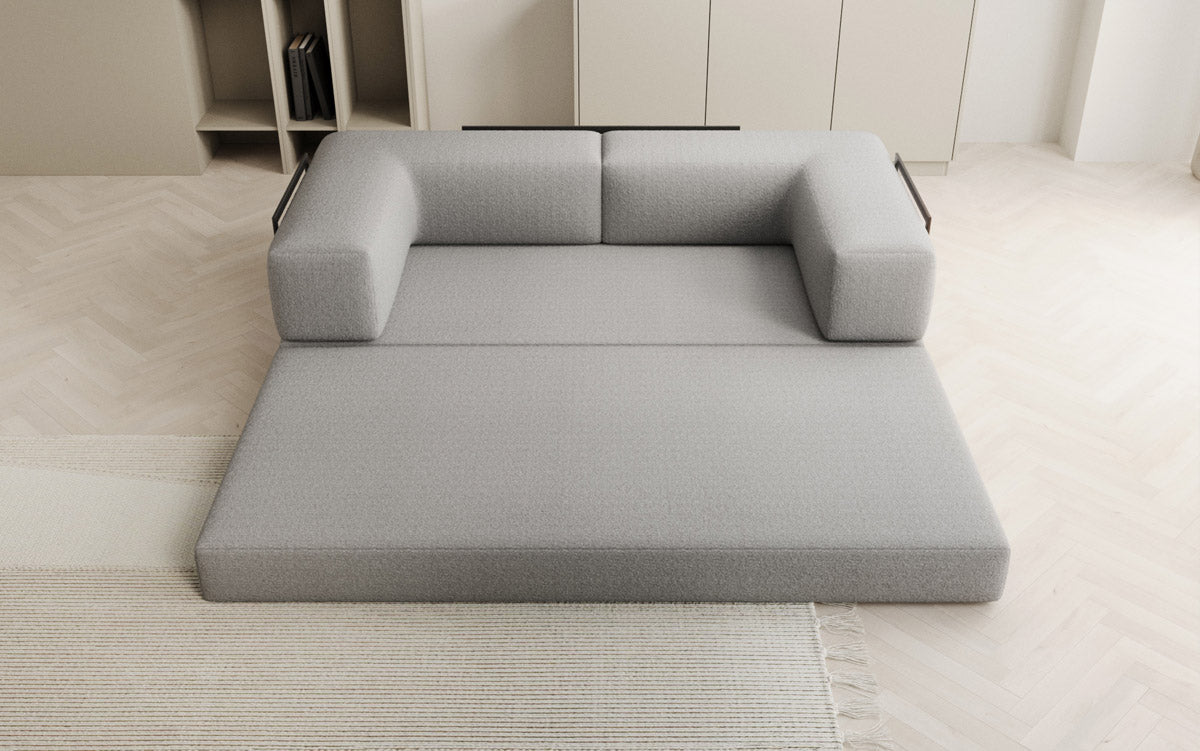 Canapé design Lazy 3 places en Bouclé