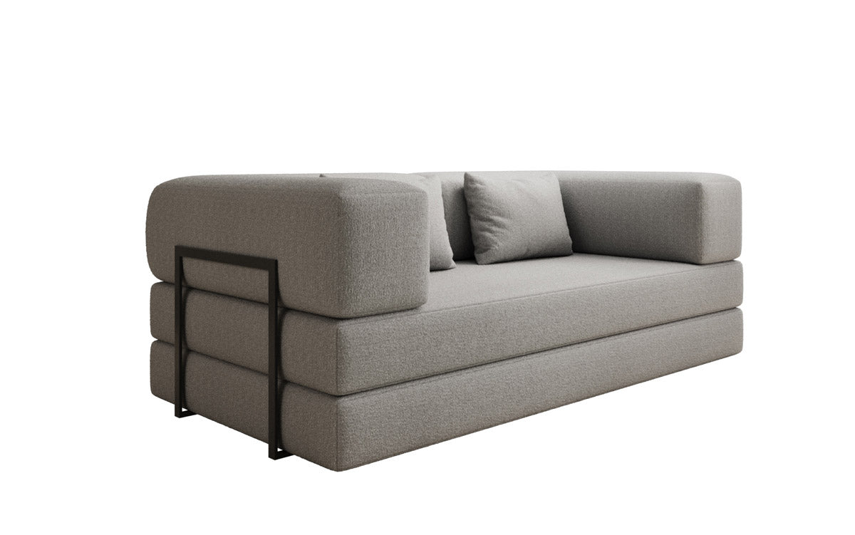Canapé design Lazy 3 places en Bouclé