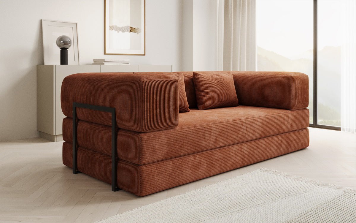 Designer Sofa Lazy 3 Sitzer in Cord