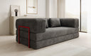 Designer Sofa Lazy 3 Sitzer in Cord