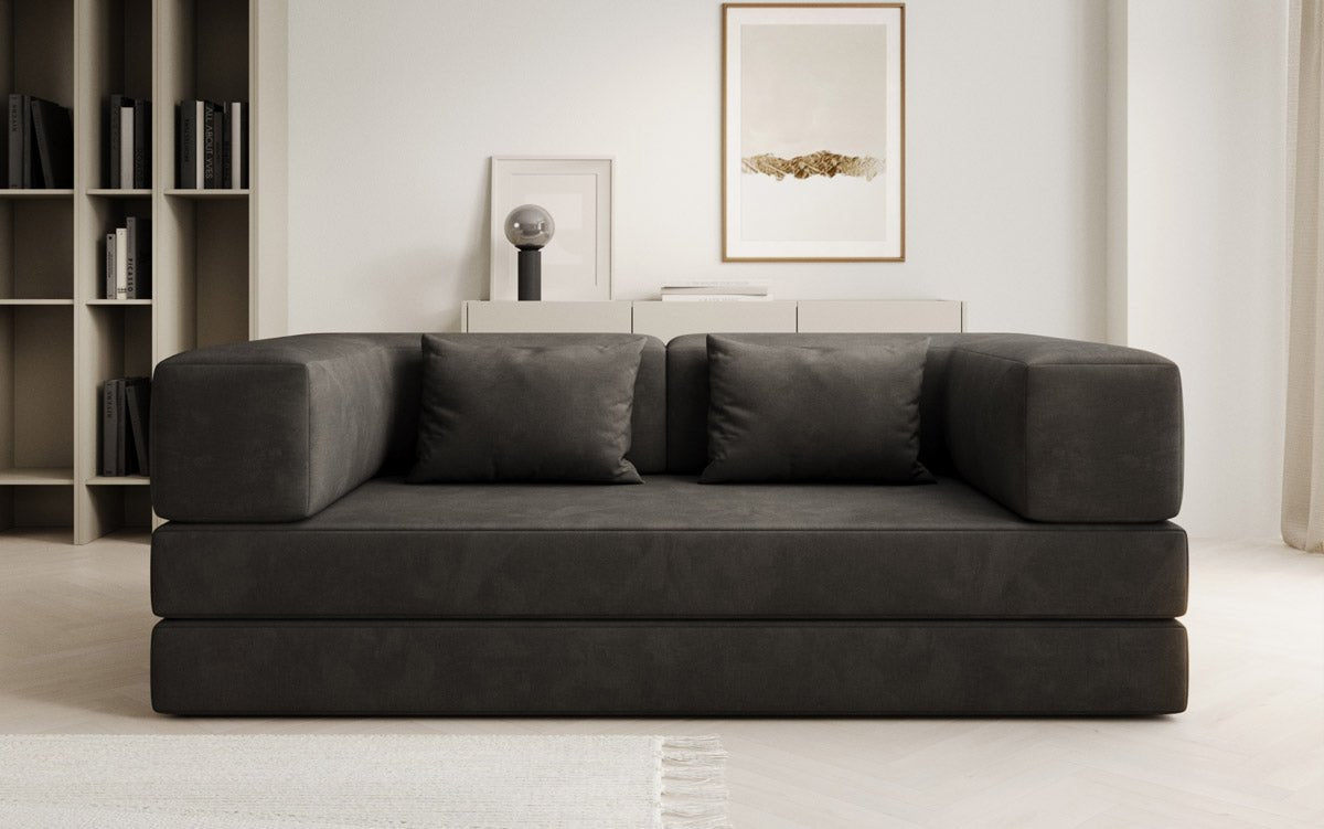Designer Sofa Lazy 3-zits in fluweel