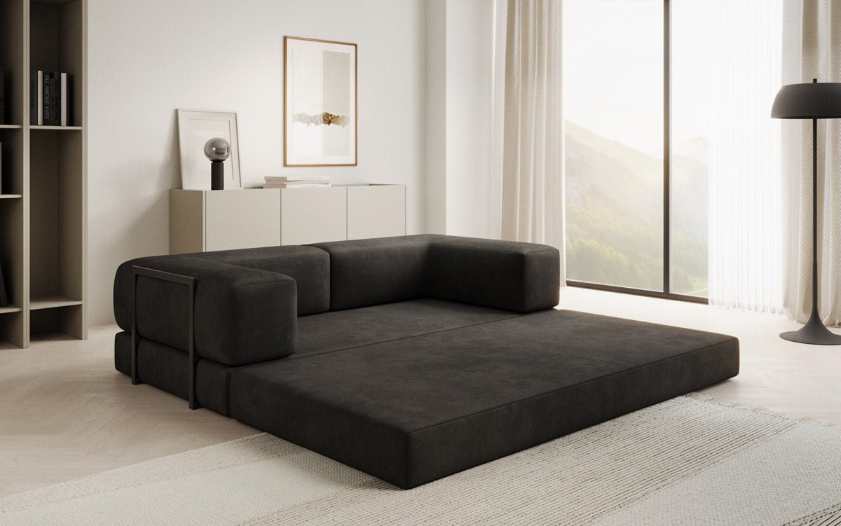 Designer Sofa Lazy 3-zits in fluweel