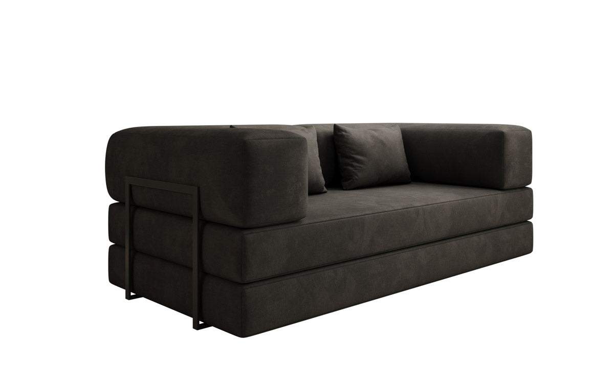 Designer Sofa Lazy 3-zits in fluweel