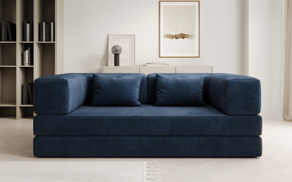 Designer Sofa Lazy 3-zits in fluweel