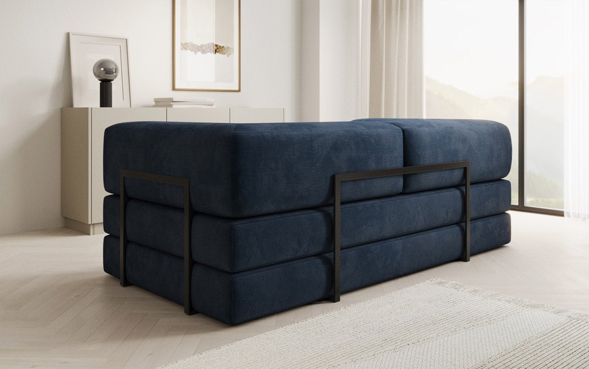 Designer Sofa Lazy 3-zits in fluweel