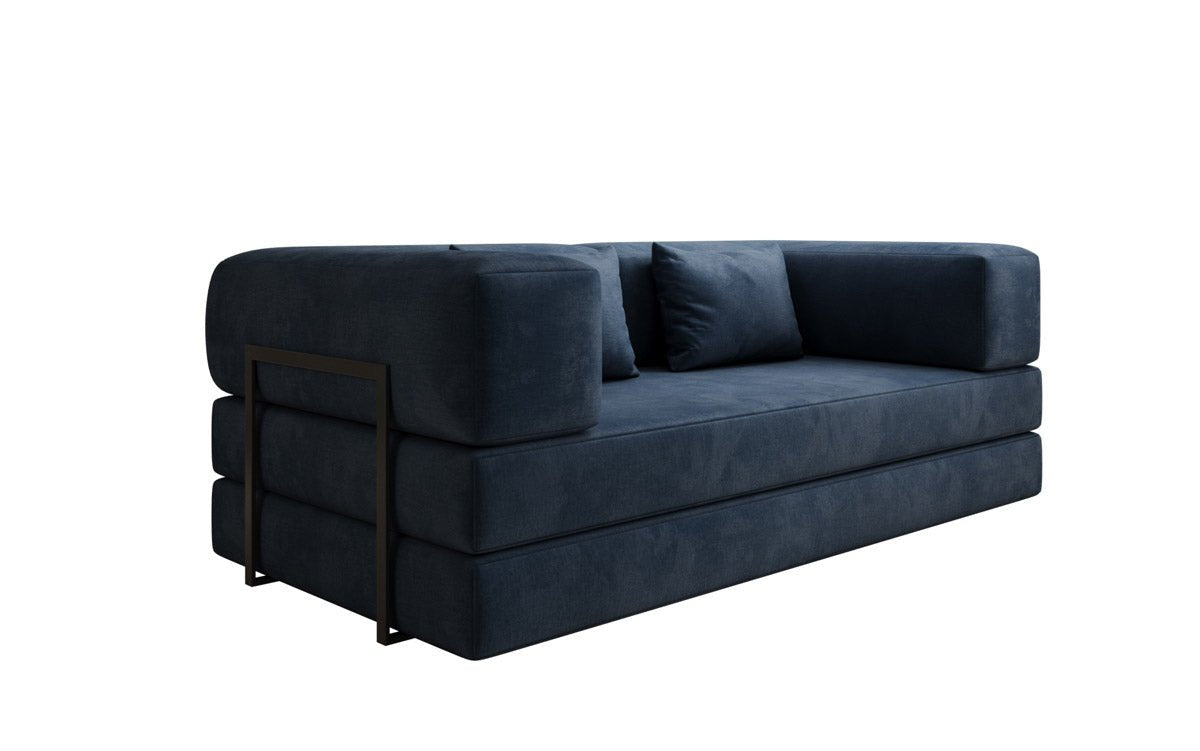 Designer Sofa Lazy 3-zits in fluweel