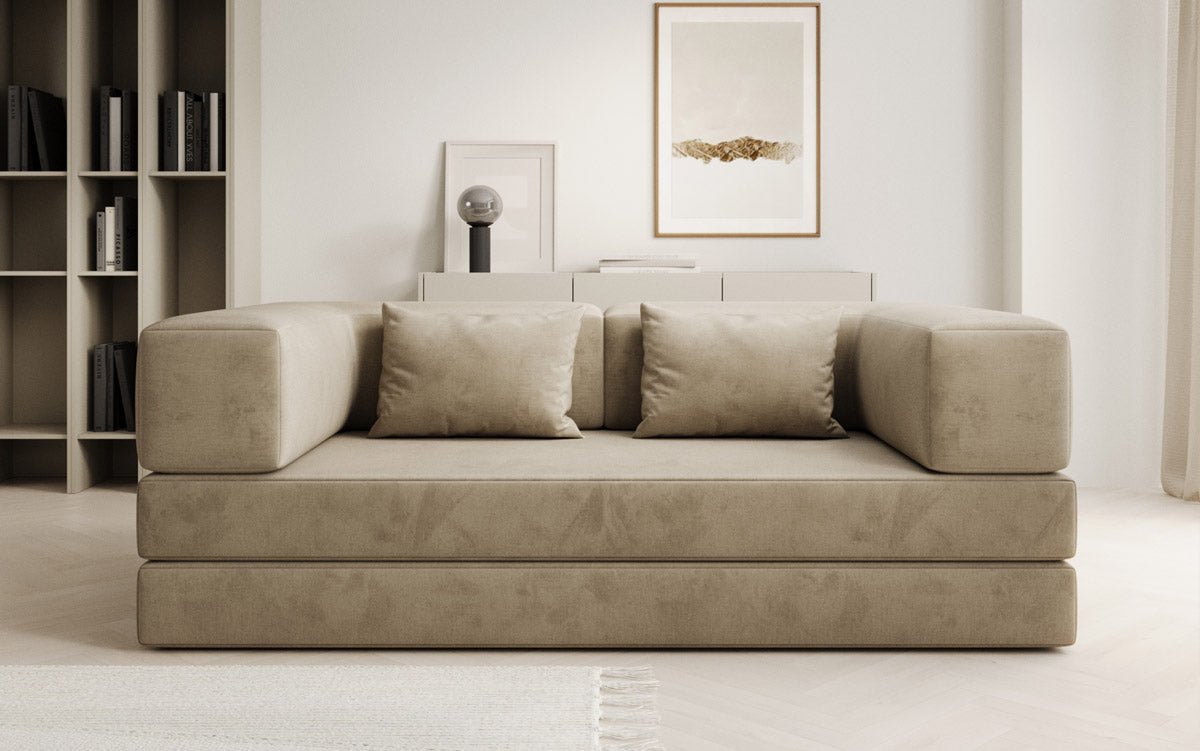 Designer Sofa Lazy 3-zits in fluweel