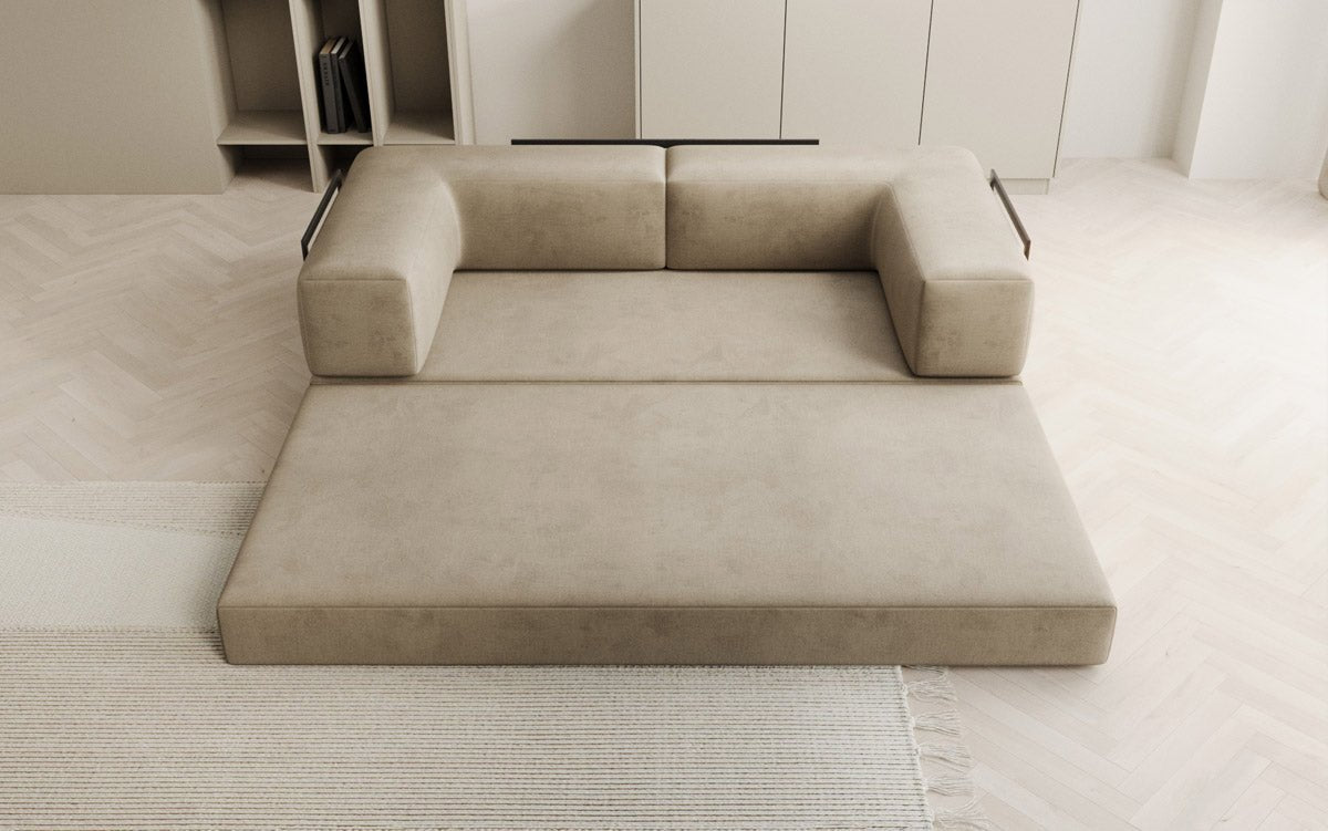 Designer Sofa Lazy 3-zits in fluweel