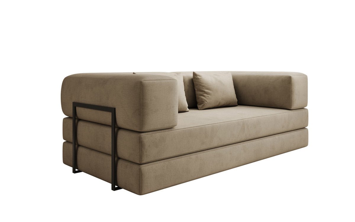 Designer Sofa Lazy 3-zits in fluweel