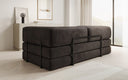Designer Sofa Lazy 3 Sitzer in Samt