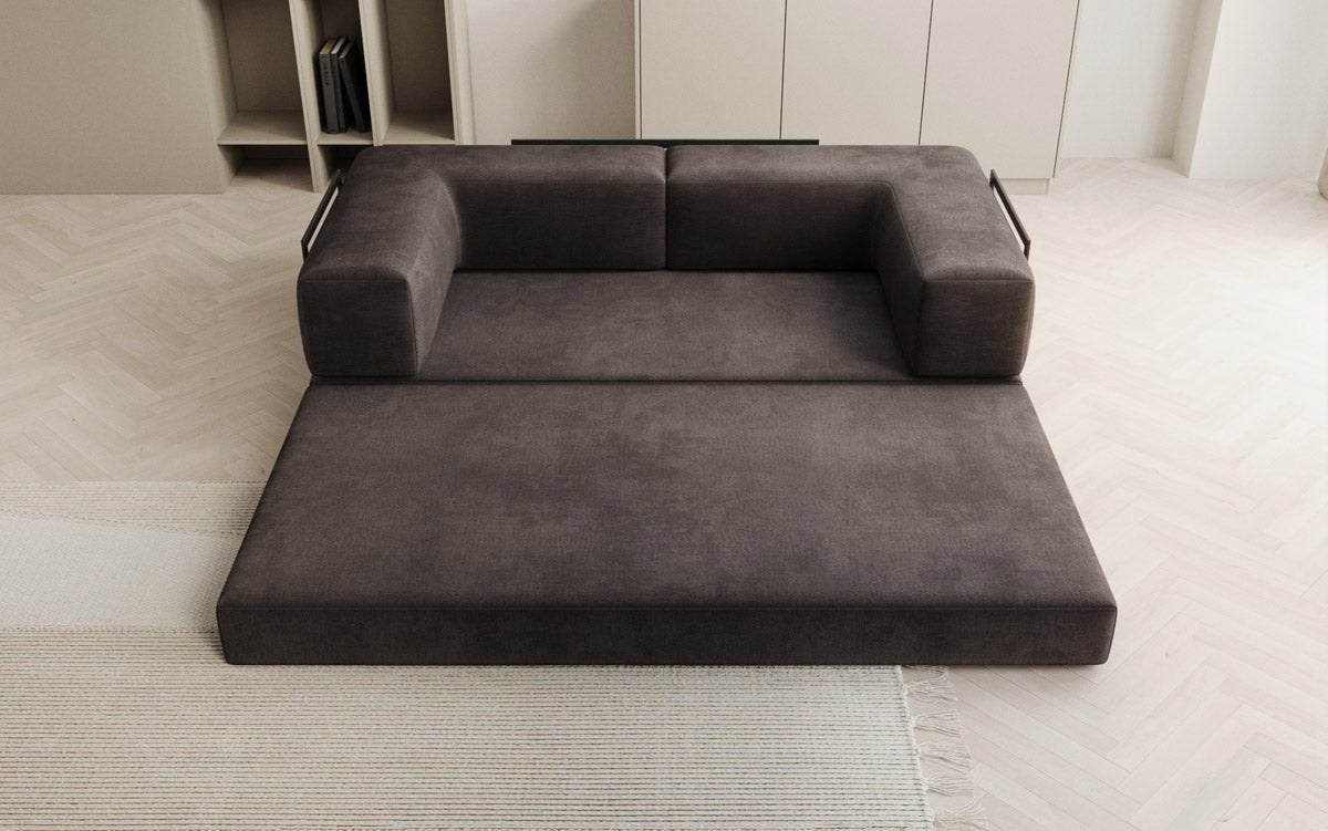 Designer Sofa Lazy 3-zits in fluweel