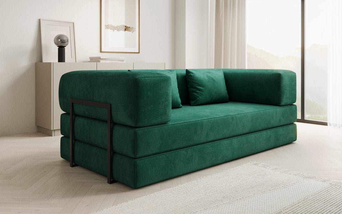 Designer Sofa Lazy 3-zits in fluweel