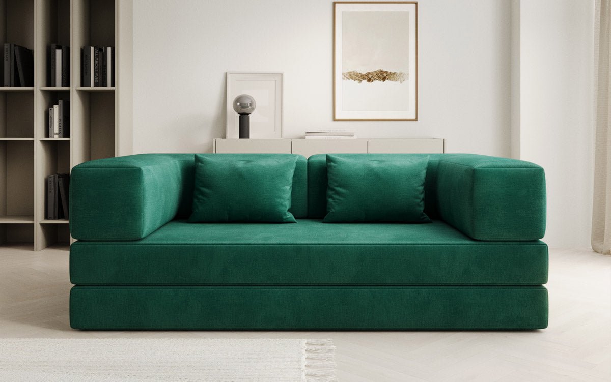Designer Sofa Lazy 3-zits in fluweel