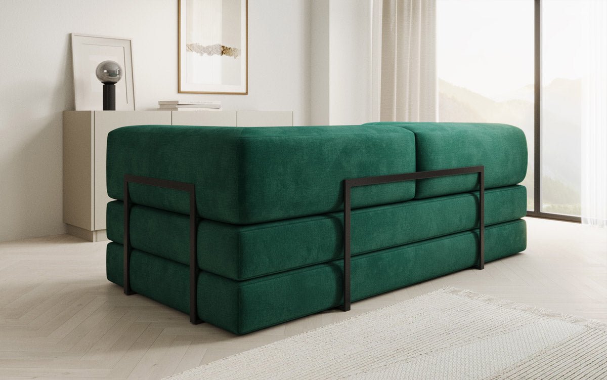 Designer Sofa Lazy 3-zits in fluweel