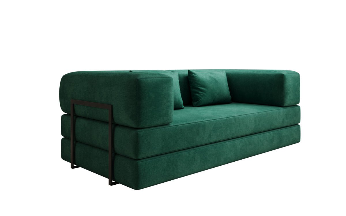 Designer Sofa Lazy 3-zits in fluweel