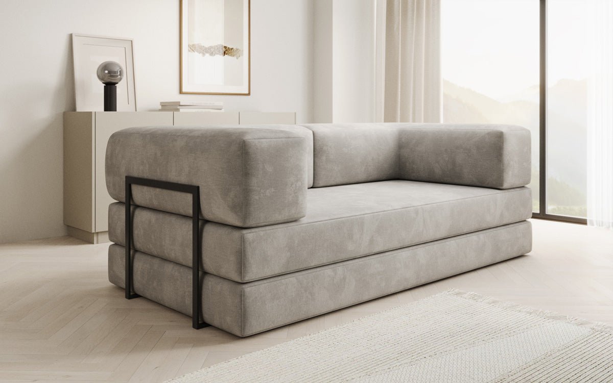 Designer Sofa Lazy 3-zits in fluweel