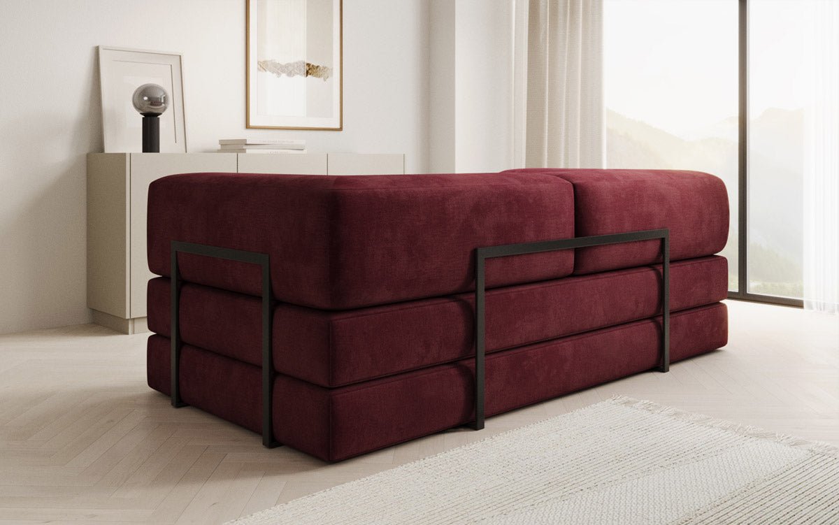 Designer Sofa Lazy 3-zits in fluweel