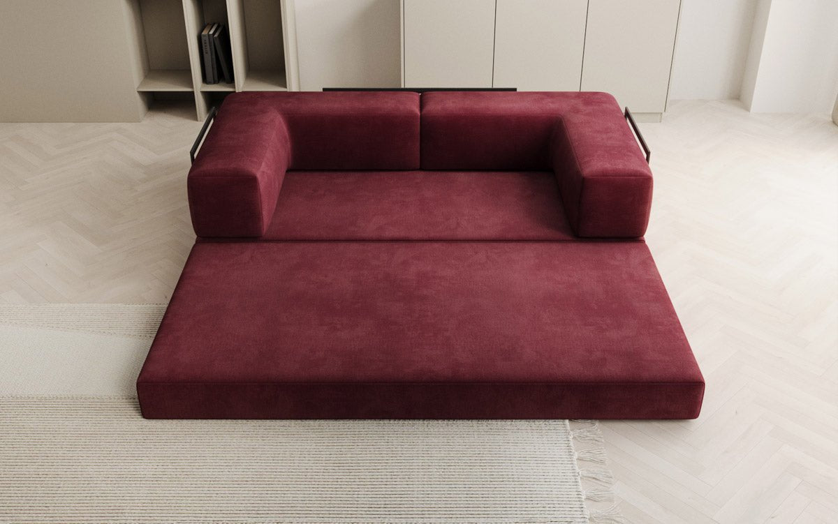 Designer Sofa Lazy 3-zits in fluweel