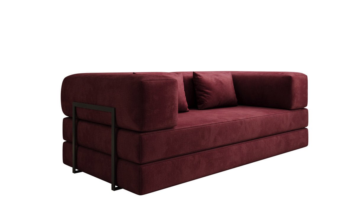 Designer Sofa Lazy 3-zits in fluweel