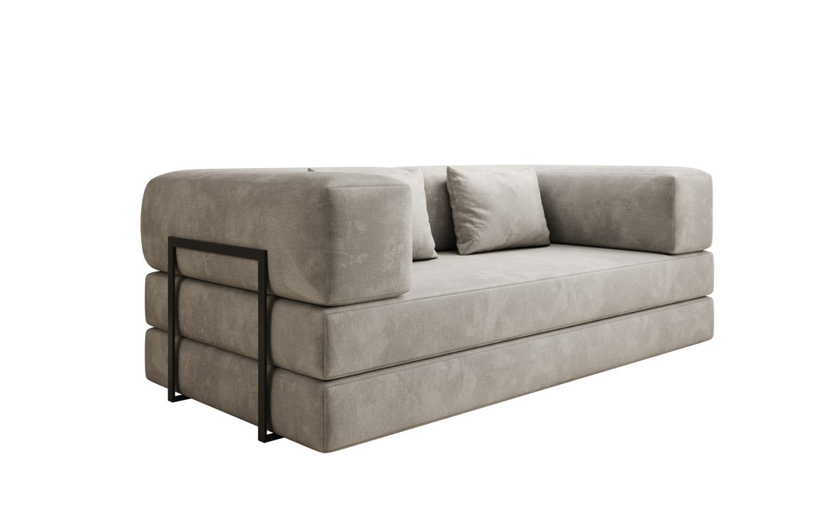 Designer Sofa Lazy 3-zits in fluweel