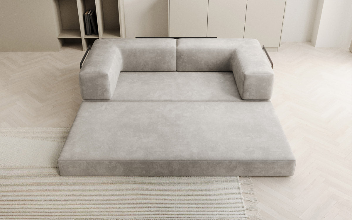 Designer Sofa Lazy 3-zits in fluweel