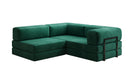 Designer Sofa Lazy L Mini in Samt