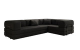 Designer Sofa Lazy L geschlossen in Bouclé