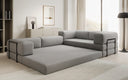 Designer Sofa Lazy L geschlossen in Bouclé