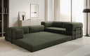 Designer Sofa Lazy L geschlossen in Bouclé