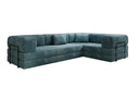 Designer Sofa Lazy L geschlossen in Cord