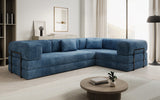 Designer Sofa Lazy L geschlossen in Cord