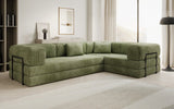 Designer Sofa Lazy L geschlossen in Cord
