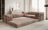 Designer Sofa Lazy L geschlossen in Cord