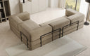 Designer Sofa Lazy L geschlossen in Samt