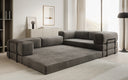 Designer Sofa Lazy L geschlossen in Samt