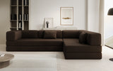 Designer Sofa Lazy L in Bouclé
